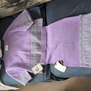 SOLD....Callahan Isa Top  And Matching Skirt in Dahlia NWT size XS